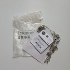 Necklace convertible bd onyx stn/br 28L silv/multi