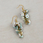 "Kali" Turquoise Cluster Earrings