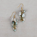 "Kali" Turquoise Cluster Earrings