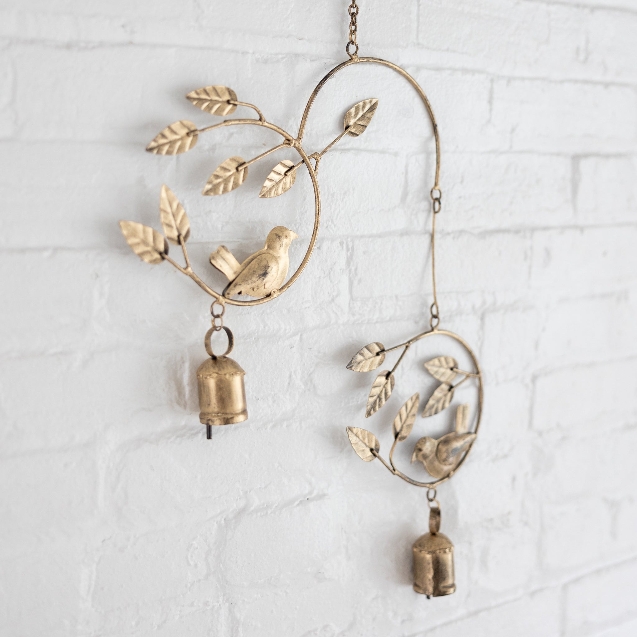 Chime asymmetrical double bird iron 24L gold