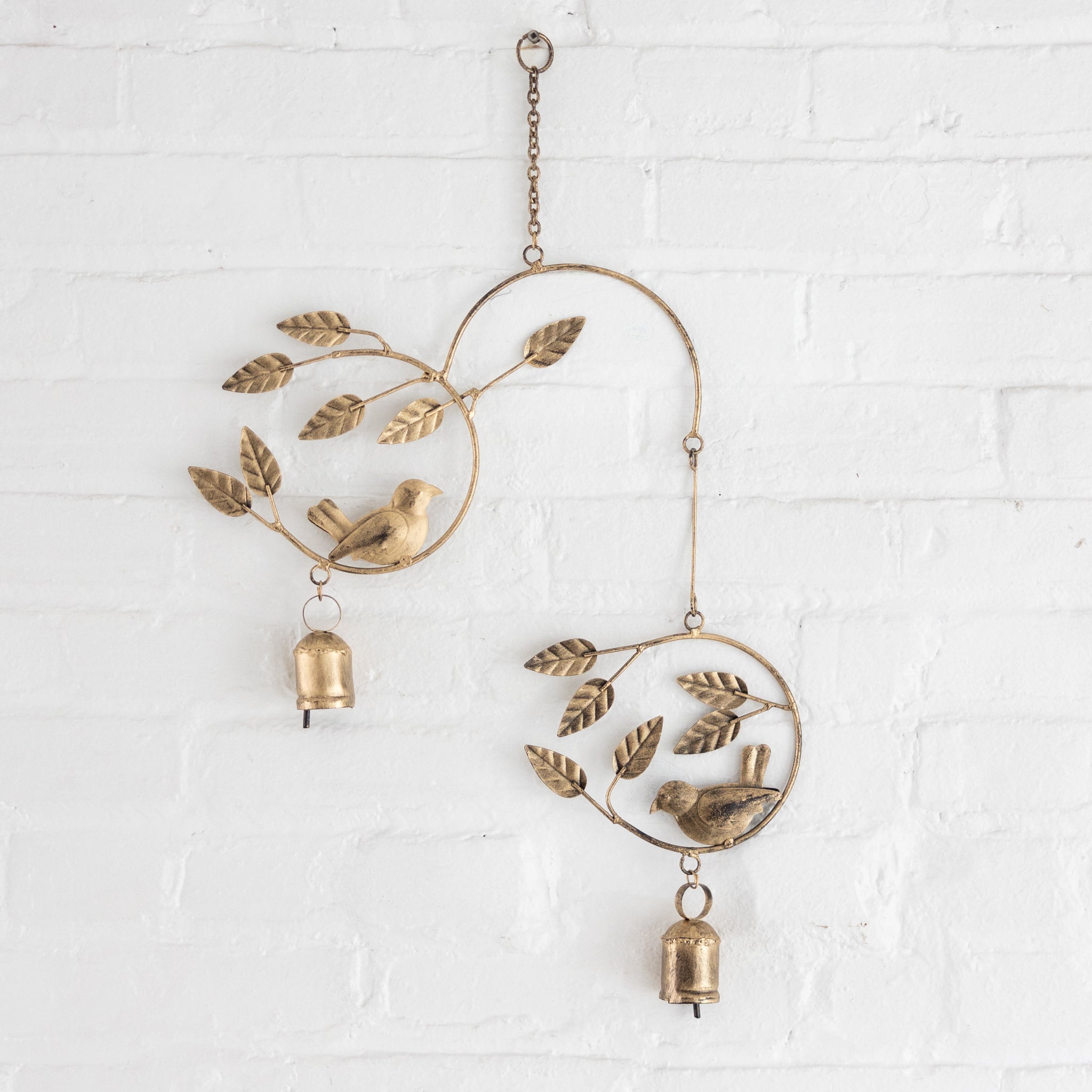 Chime asymmetrical double bird iron 24L gold