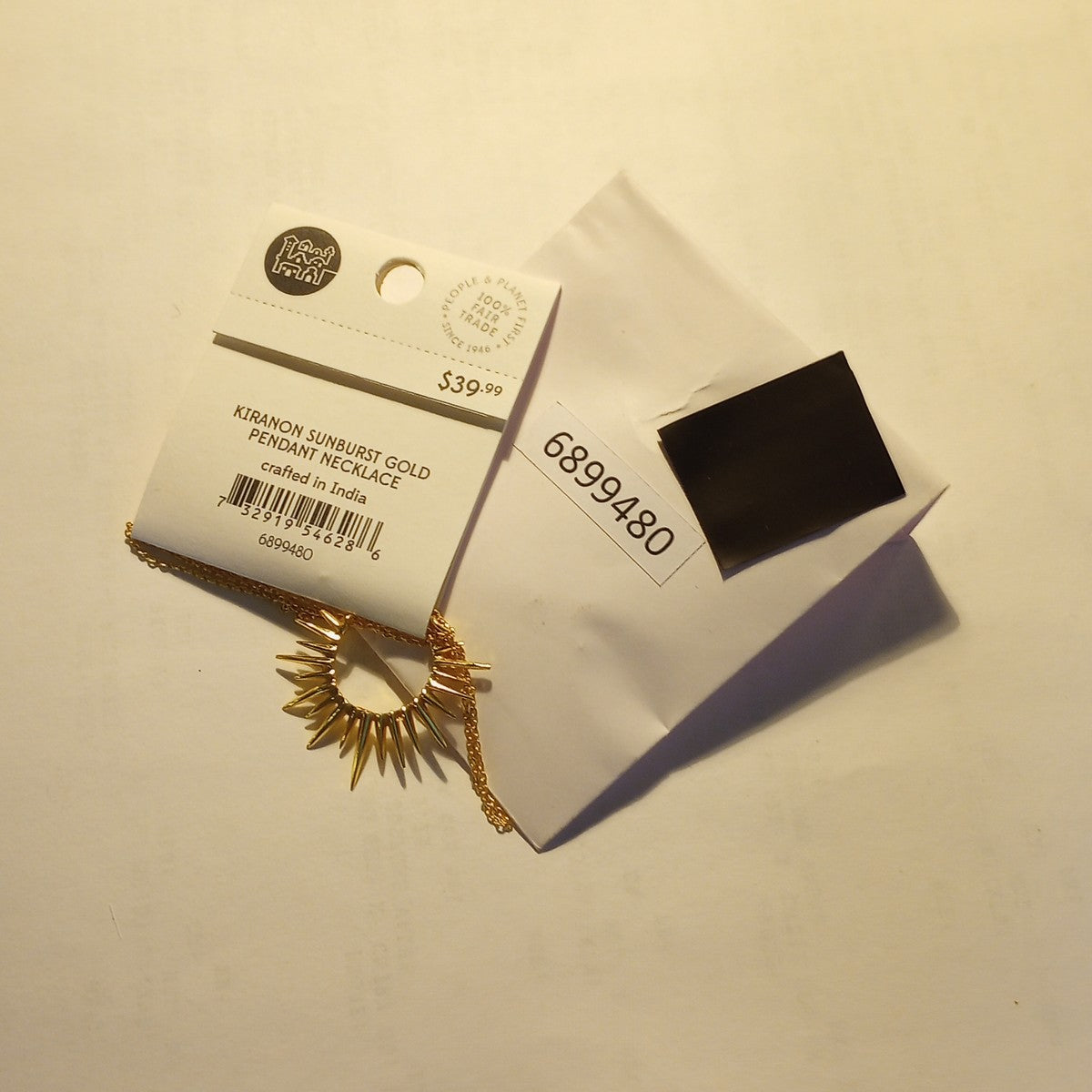 Necklace, Sunburst