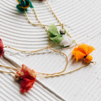 Necklace multistrnd wrap bead sari/br 20L br/multi