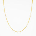 Necklace, Pearl and Chain