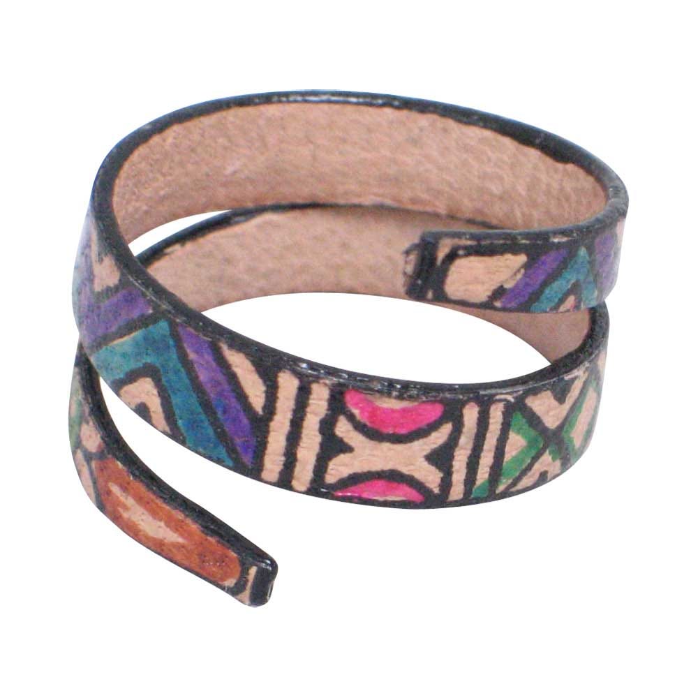 Leather Wrap Ring, Asst.