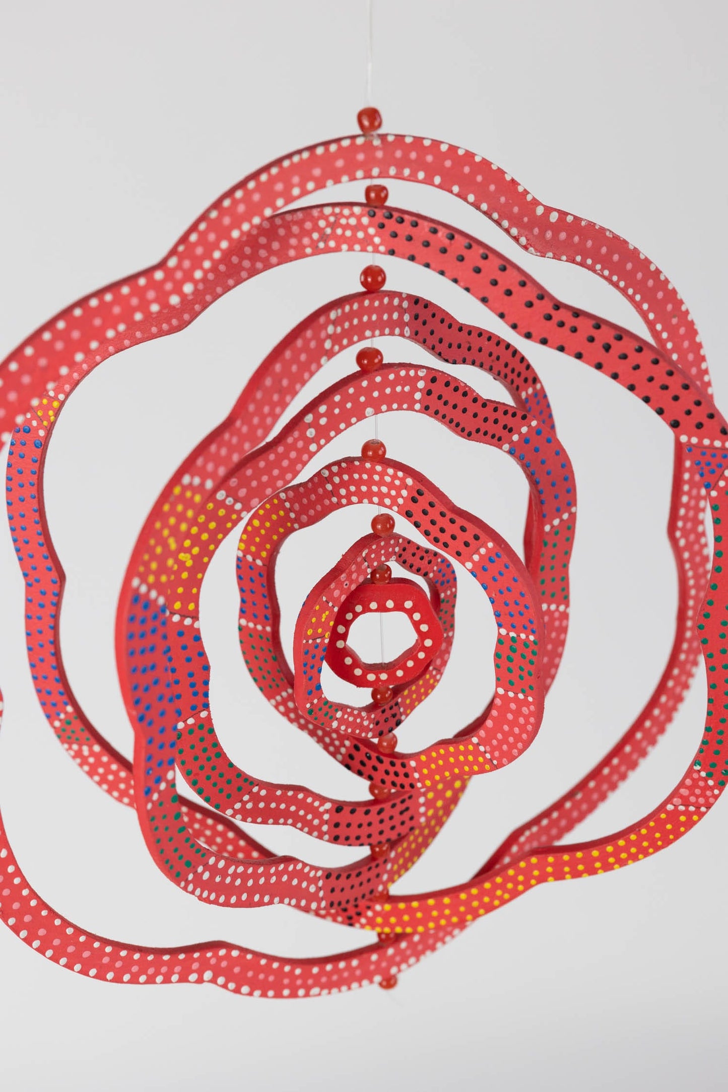 Wind spinner M dimensional MDF 8D red/multi