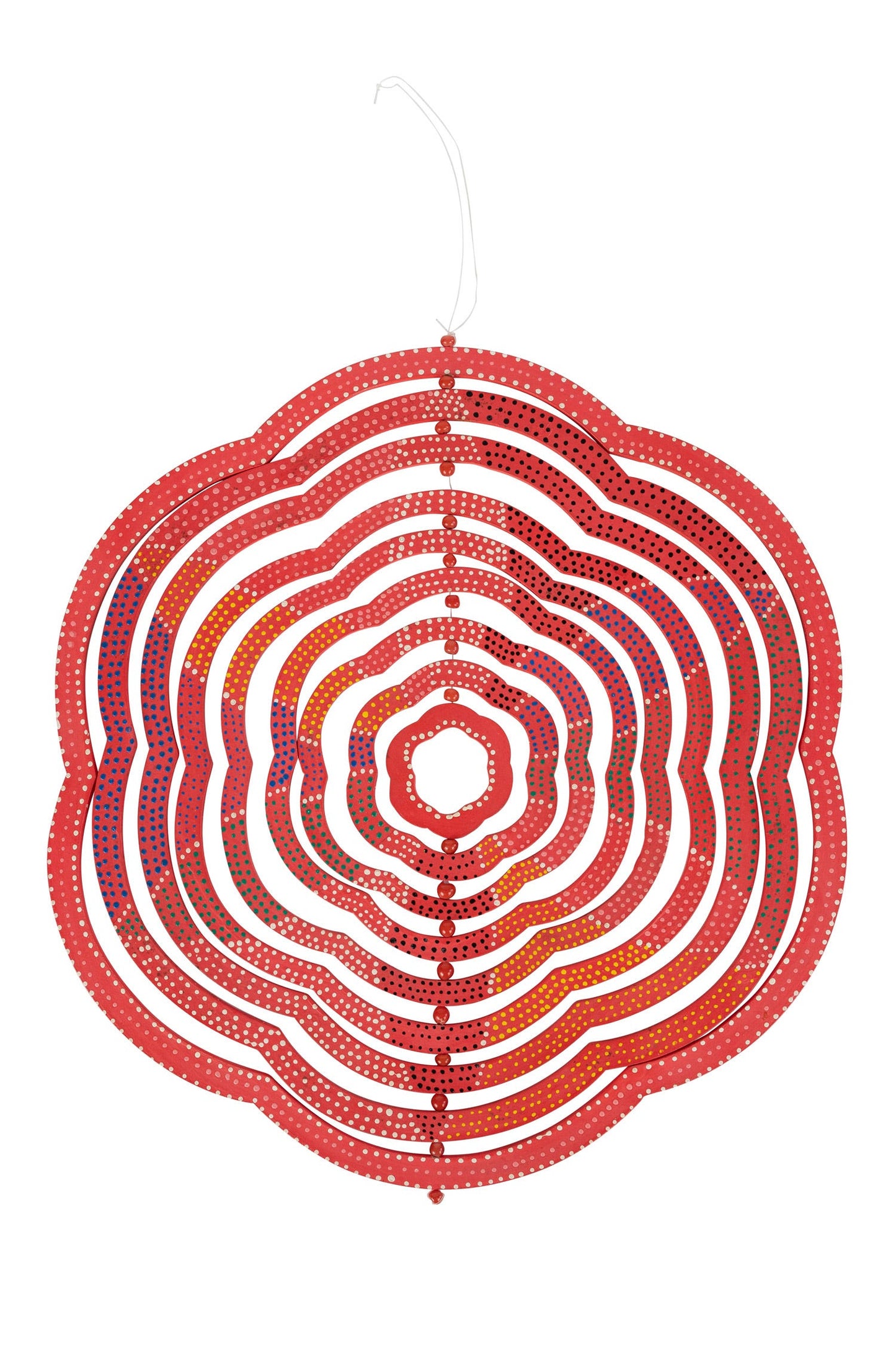 Wind spinner L dimensional MDF 12D red/multi