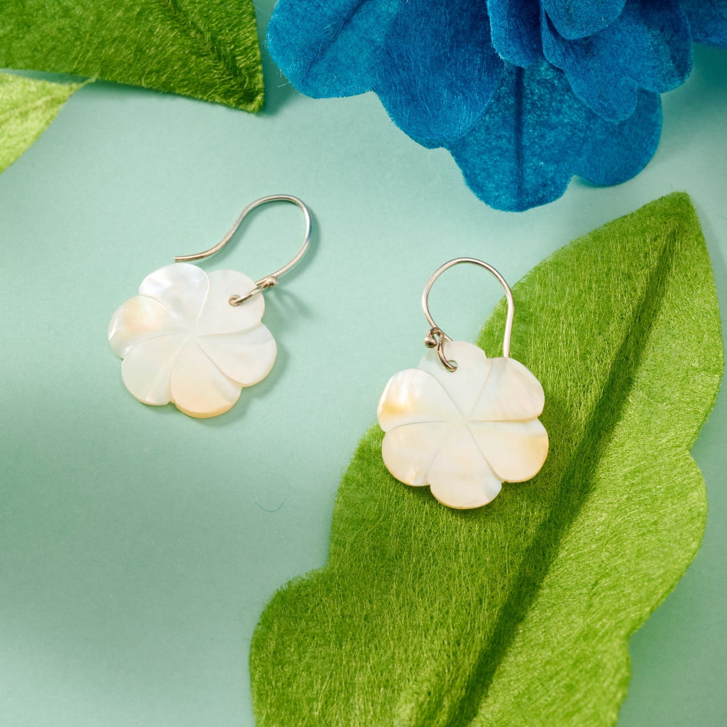 "Seroja" Mother of Pearl Earrings