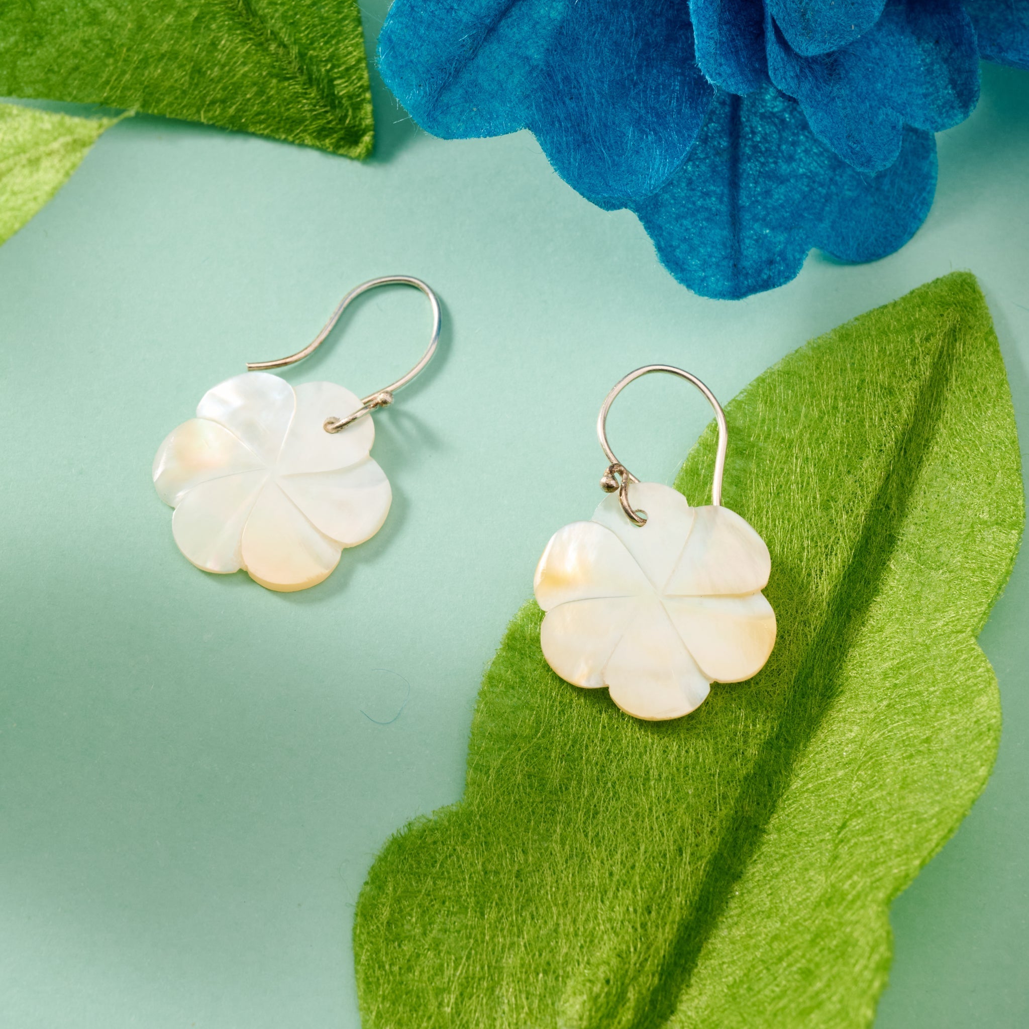 "Seroja" Mother of Pearl Earrings