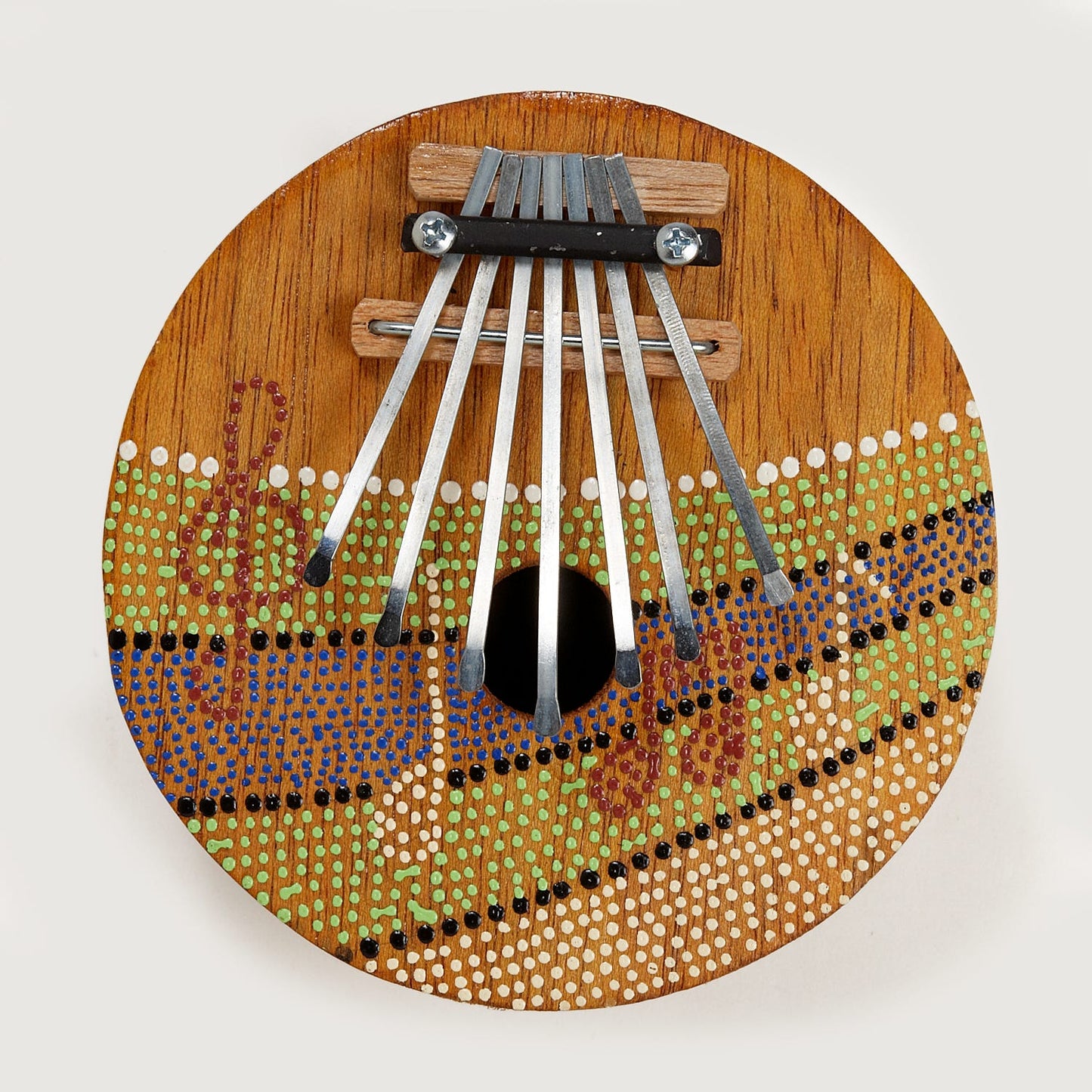 Thumb piano dots coco/wd 6Dx3