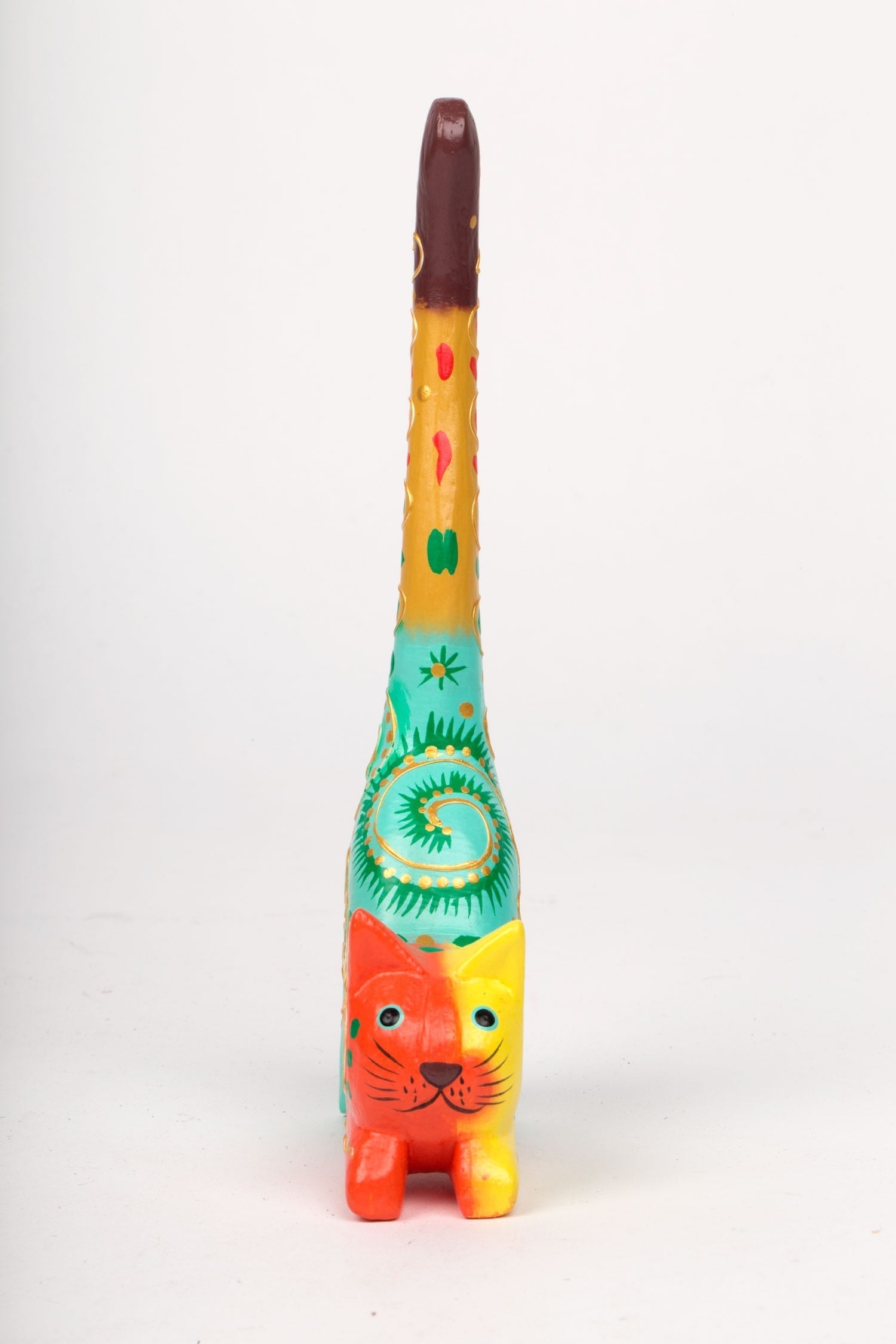 Cat ring holder wood 7H multi