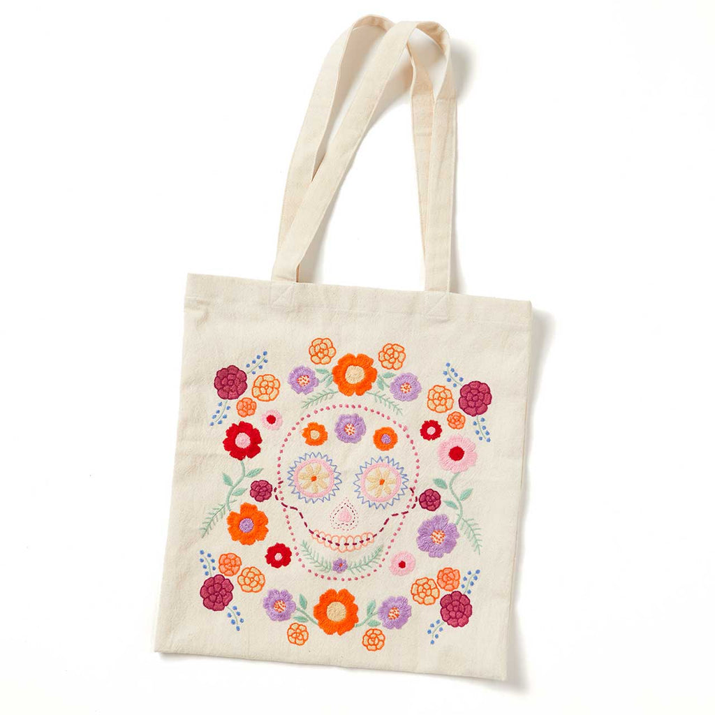 Floracion Embroidered Tote Bag