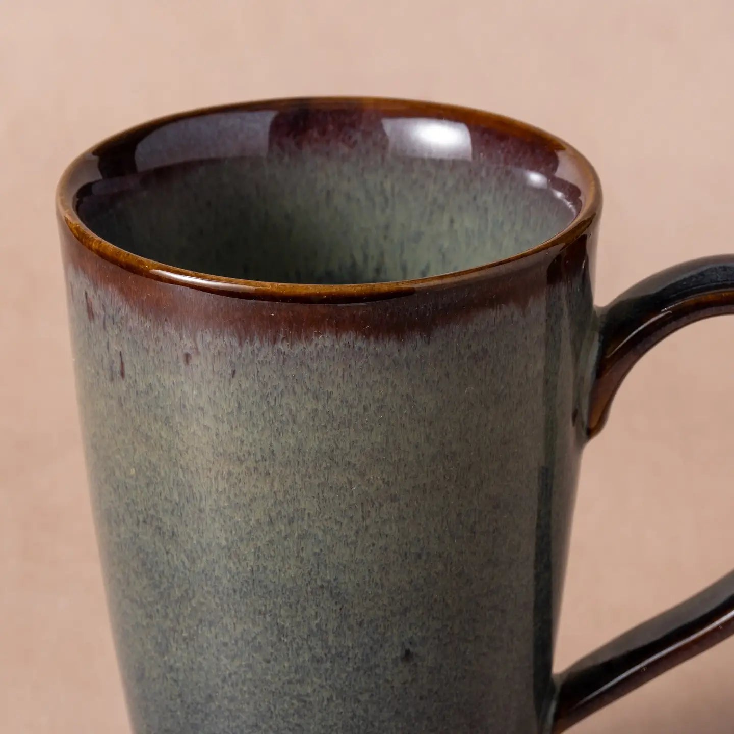 "Mekong" Tall Drip Glaze Mug