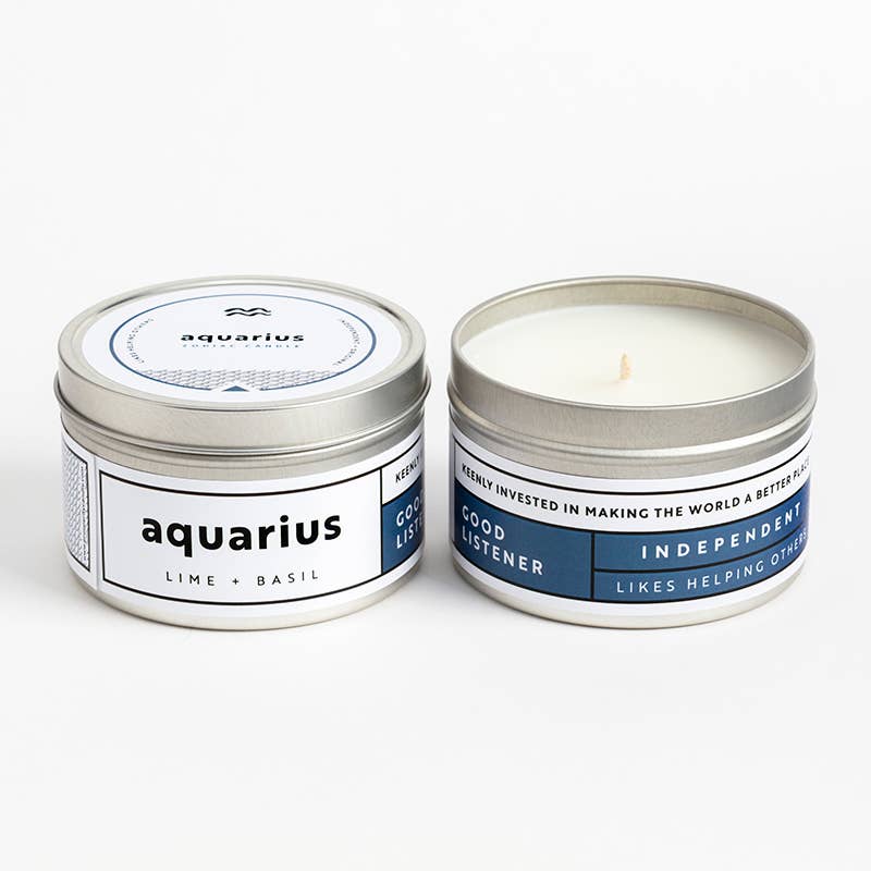 Travel Tin Candle, 6 oz - Zodiac Collection