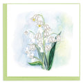 Quilled Greeting Card, "Lily of the Valley"