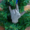 "Love You" Sign Haitian Metal Drum Ornament