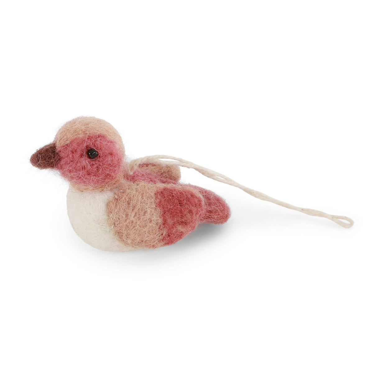 Felted Mini Sparrow Ornament