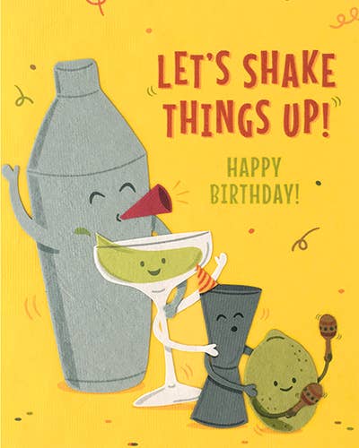 Recycled Paper Cards, "Shake Things Up"