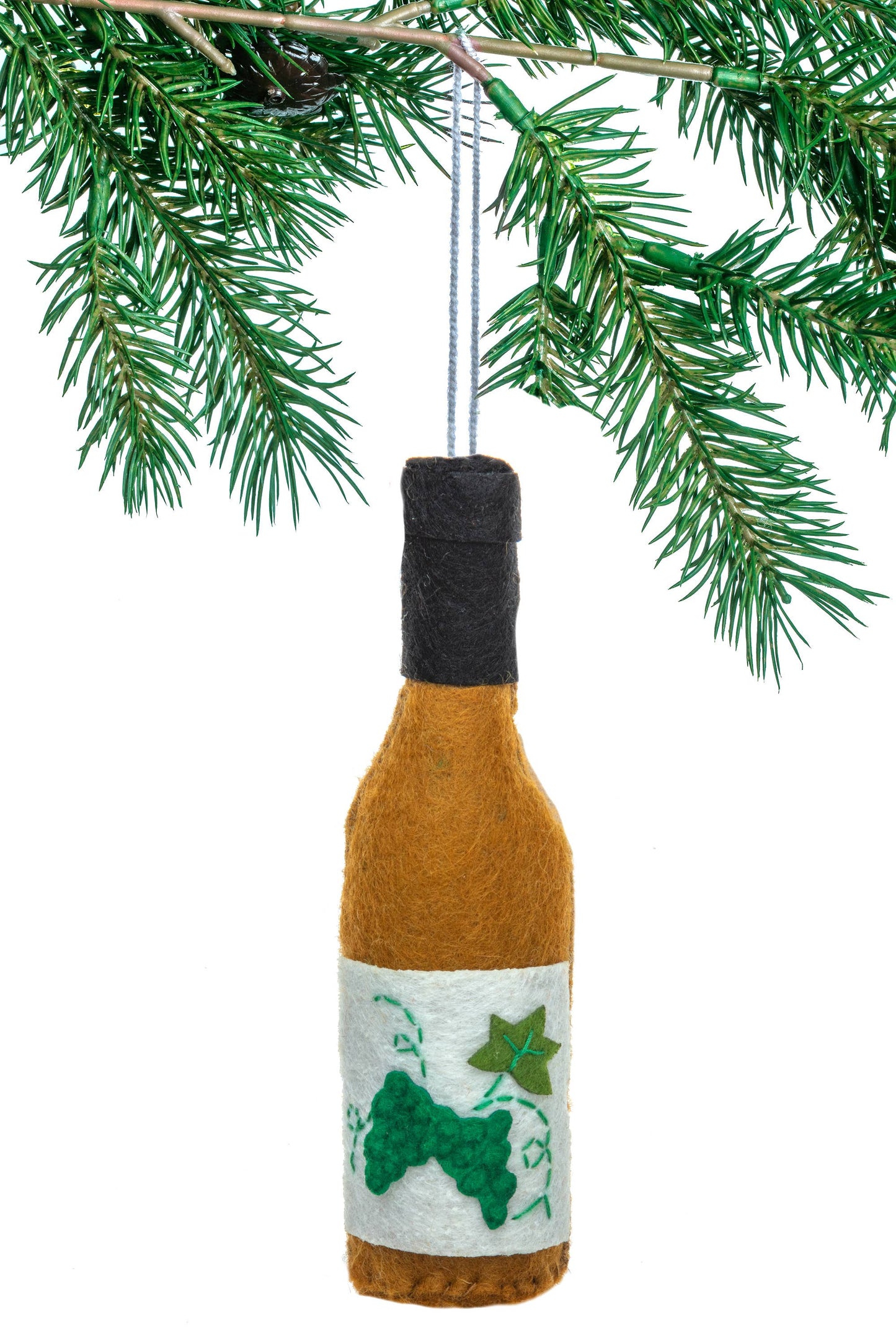 White Wine Bottle Ornament