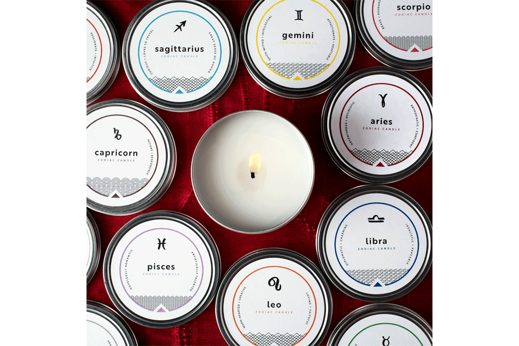 Travel Tin Candle, 6 oz - Zodiac Collection