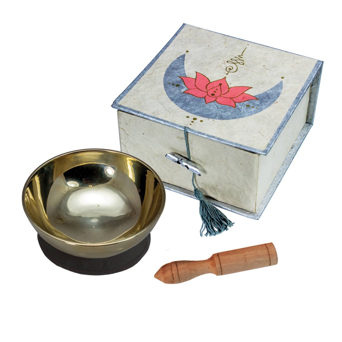 4" Meditation Singing Bowl, "Lotus Moon"