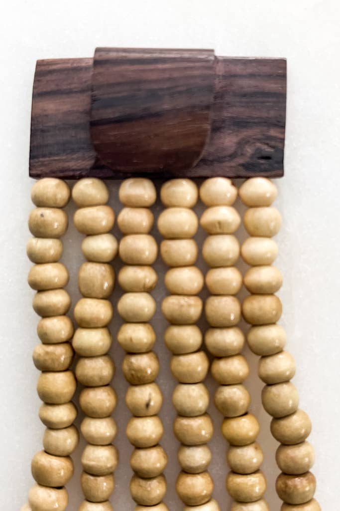Unity Wood Bead Bracelet