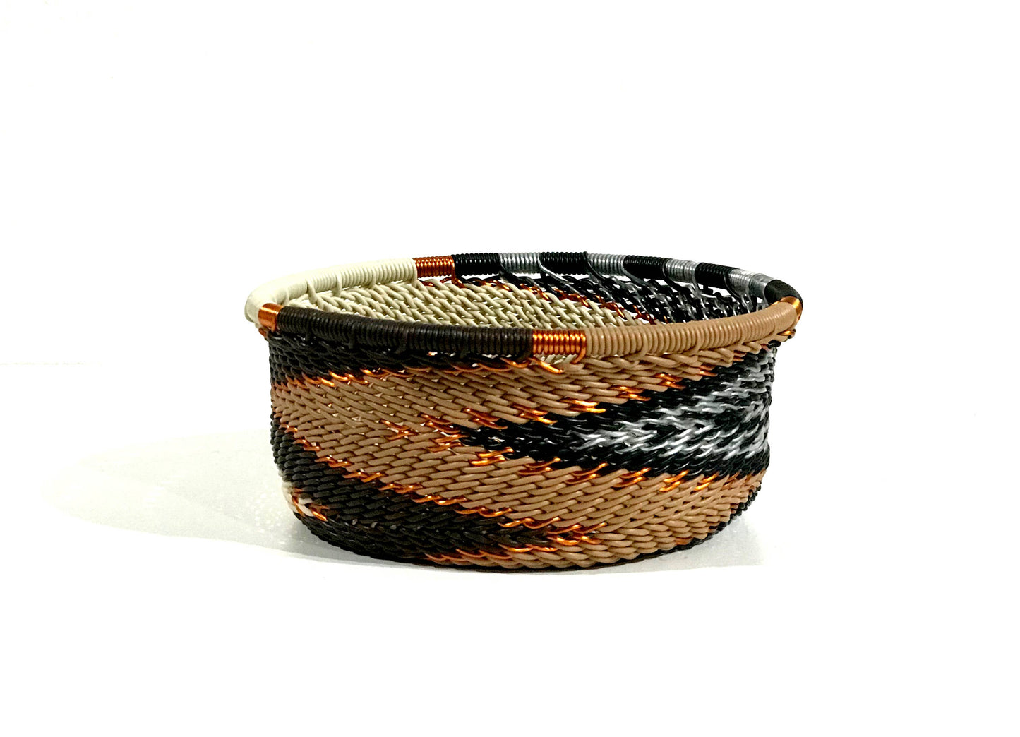 "Tuna Can" Zulu Wire Basket, Assorted Colors