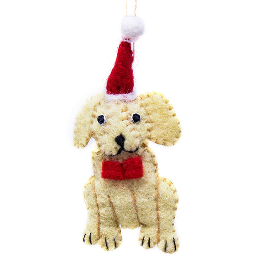 Golden Labrador Felt Ornament