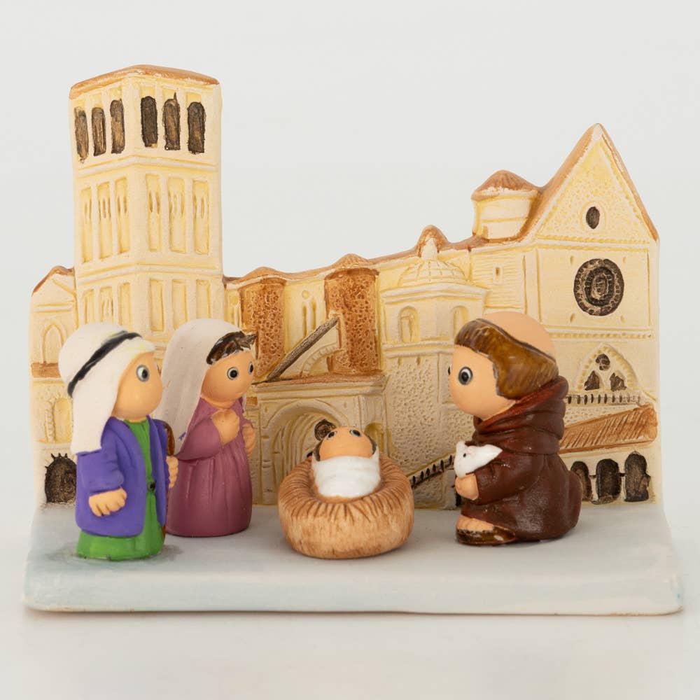 Ceramic Nativity - Italian Scene