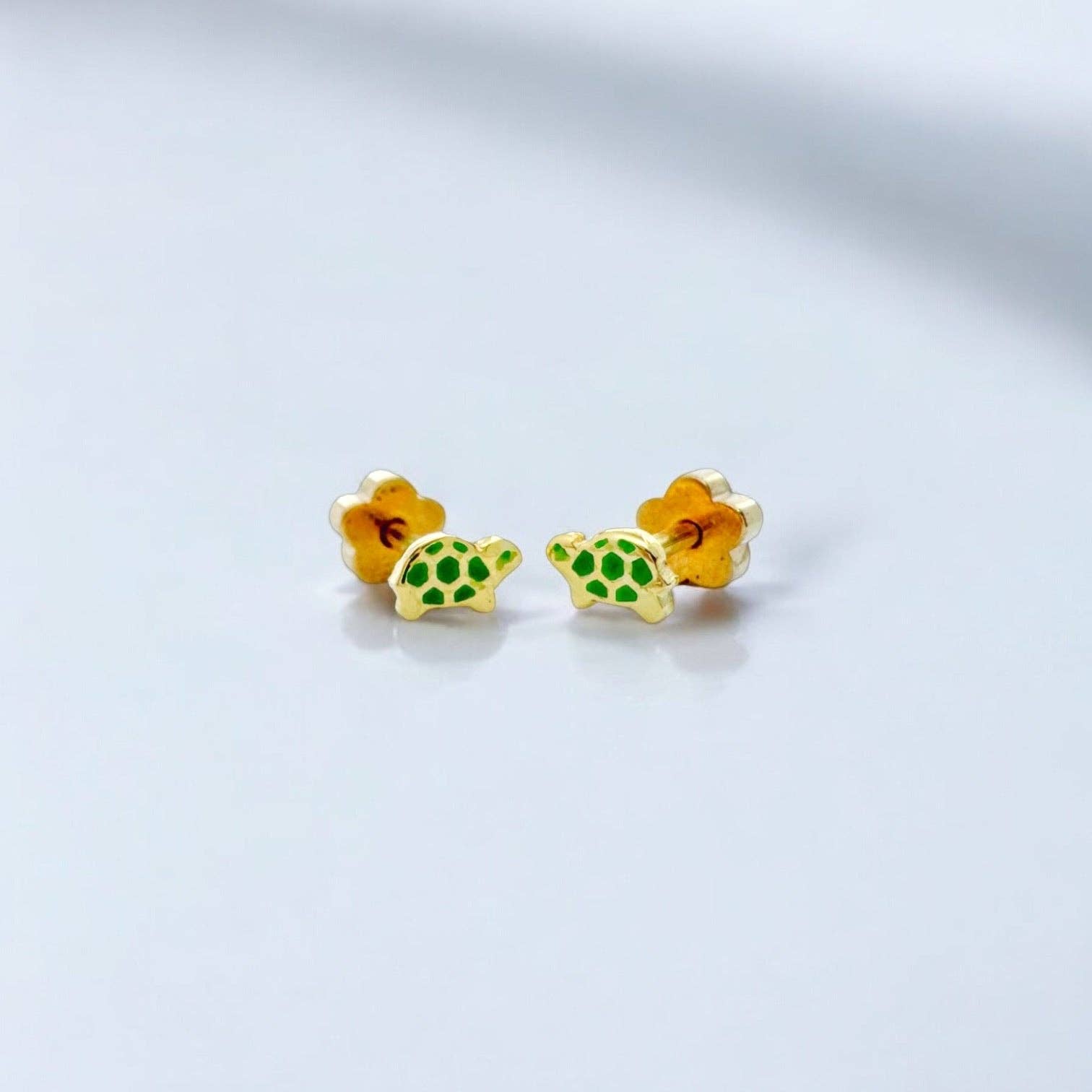 Turtle Tiny Stud Kids Earrings