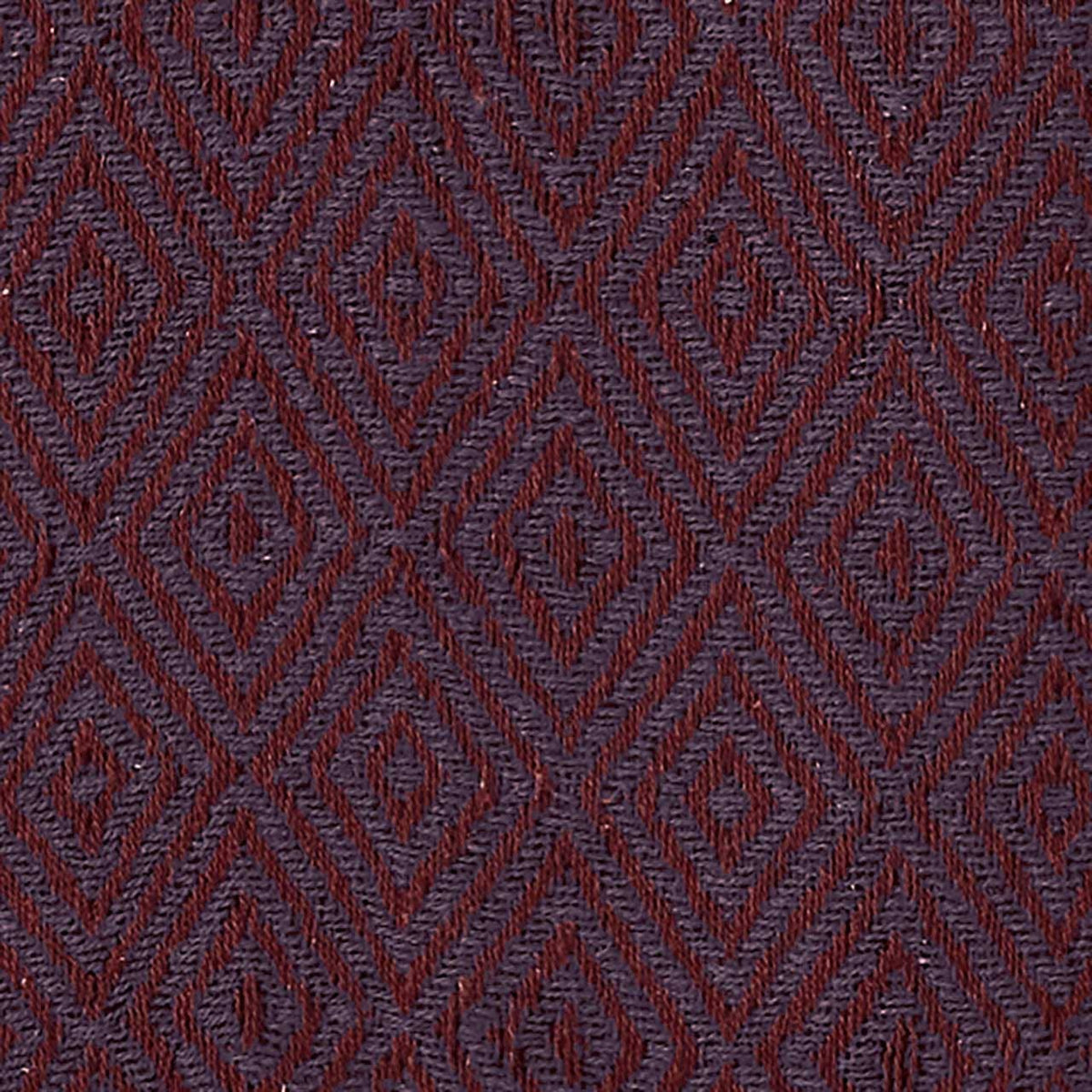Plum Diamond Rethread Throw