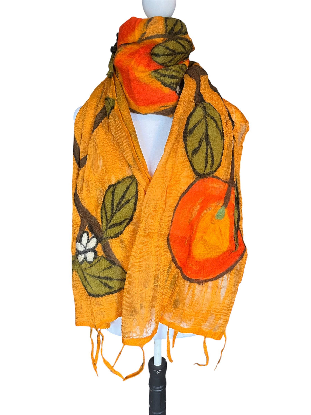 Felt Oranges Scarf