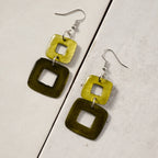 Brass and Capiz Shell "Maja" Earrings