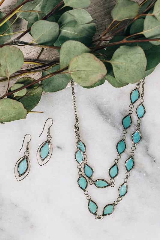 Soft Shimmer Capiz Shell Earrings