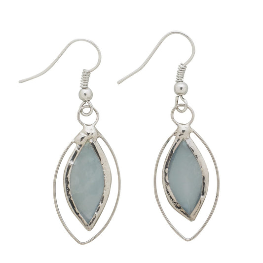 Soft Shimmer Capiz Shell Earrings
