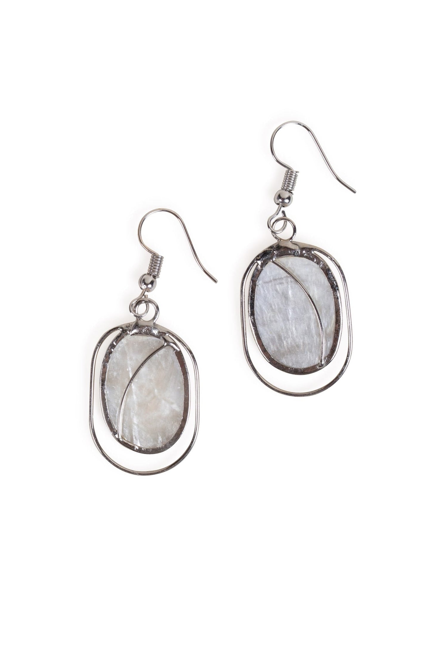 "Fair Lady" Capiz Shell Earrings