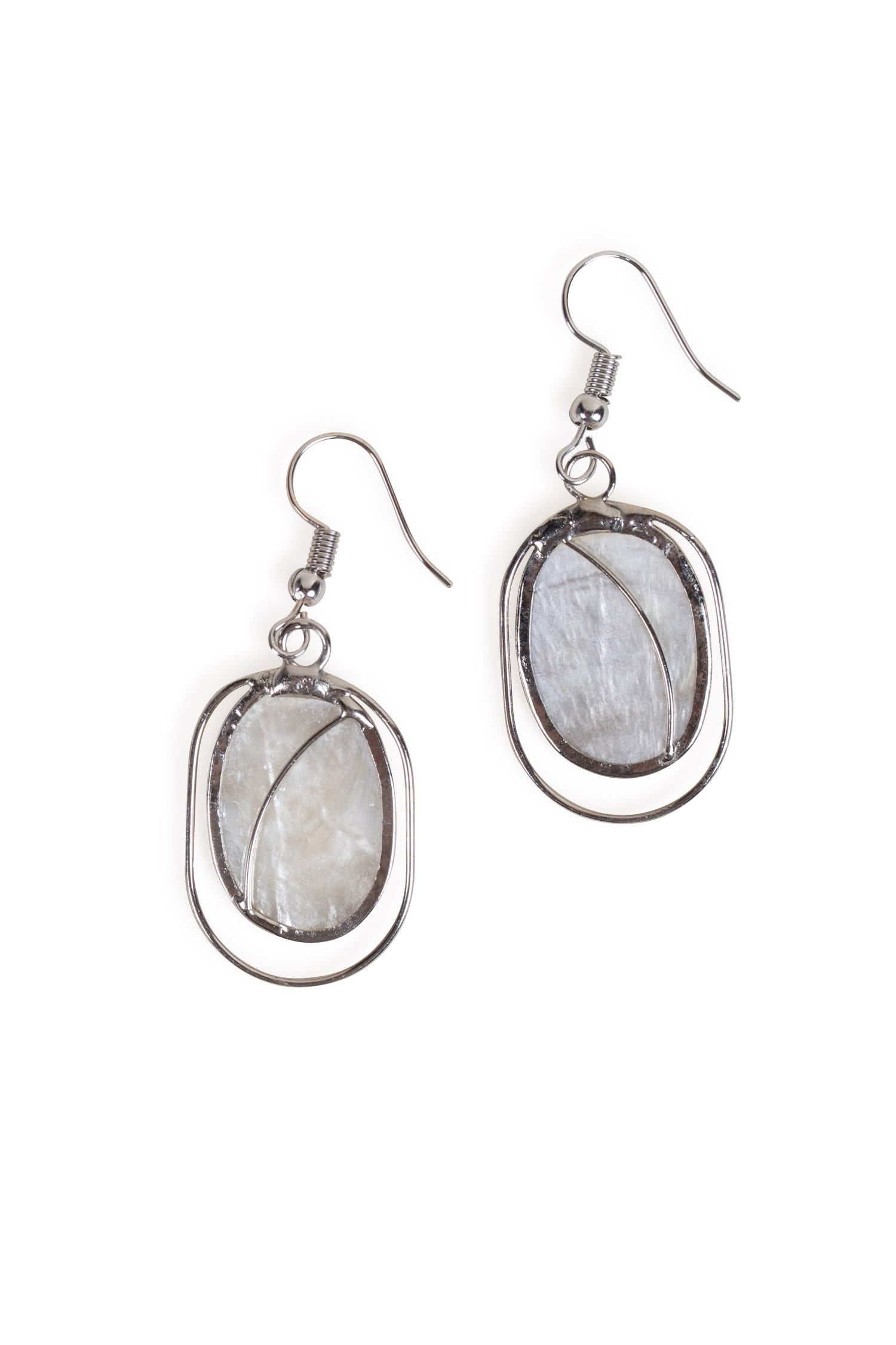 "Fair Lady" Capiz Shell Earrings