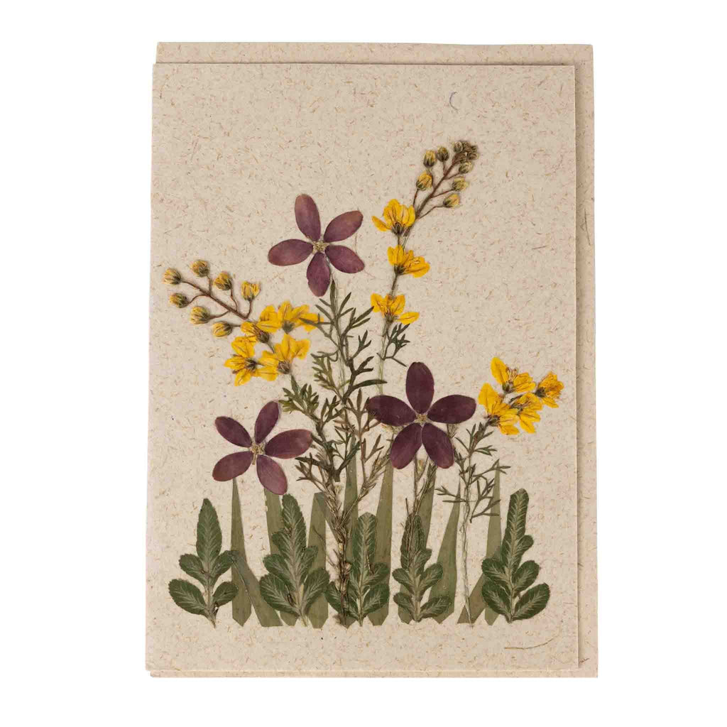 Hello Friend Flowers Greeting Card - Default Title (7925170)