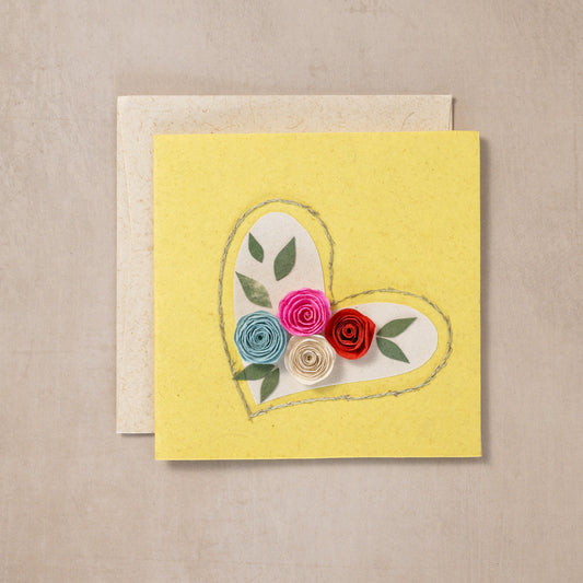 Greeting Card, "Heart in Bloom"