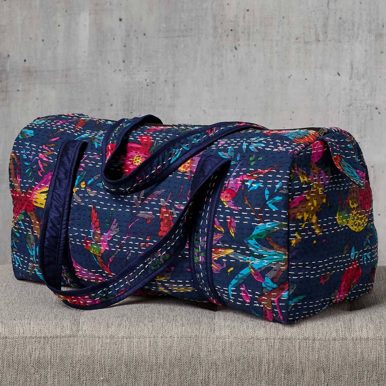 Paradise Kantha Weekender Bag