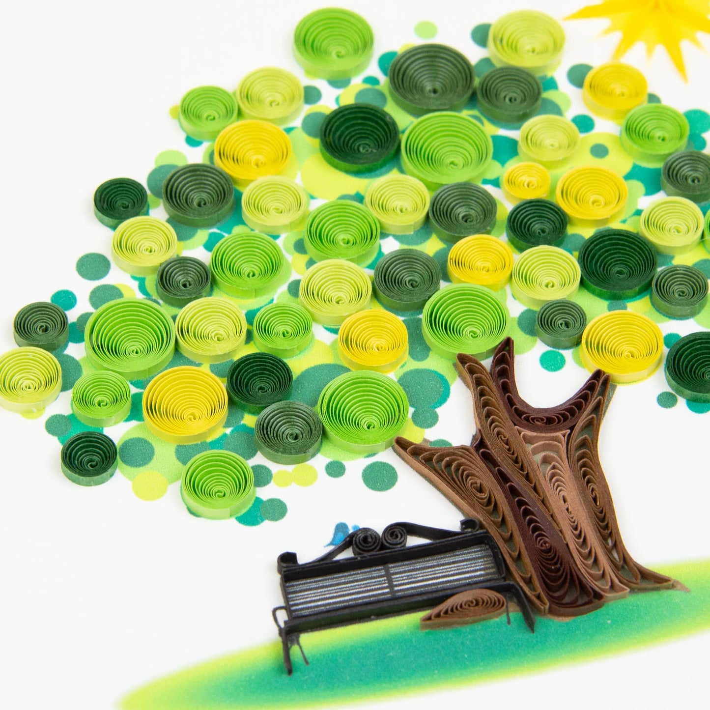 Quilled Greeting Card, "Summer Tree"