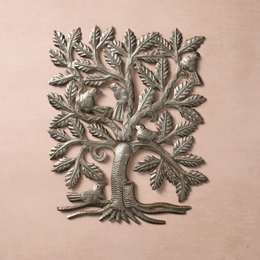 Zwazo Tree Metal Wall Hanging
