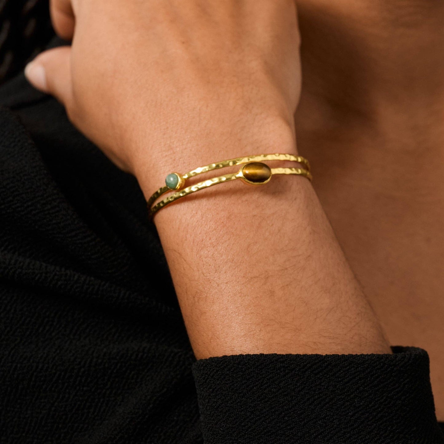Sanja Tiger + Glass Stone Bracelet
