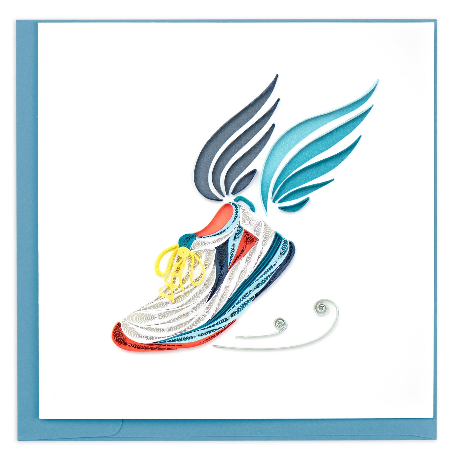 Quilled Greeting Card, "Runner"