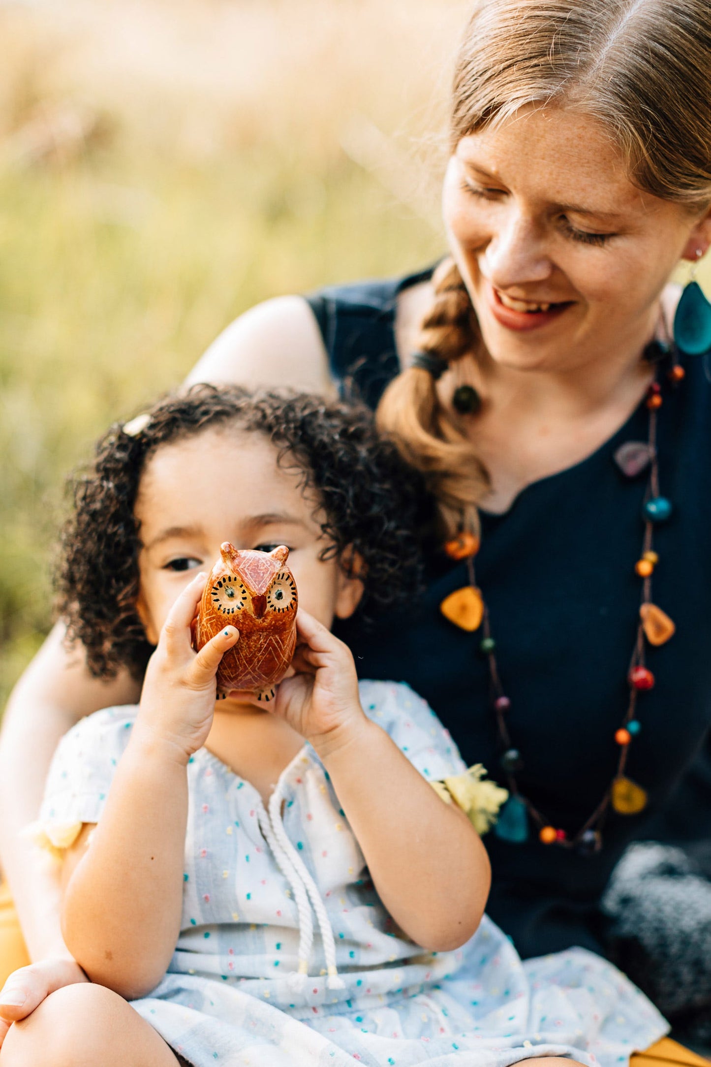 Ocarina owl 4 note cer 3.5H asst