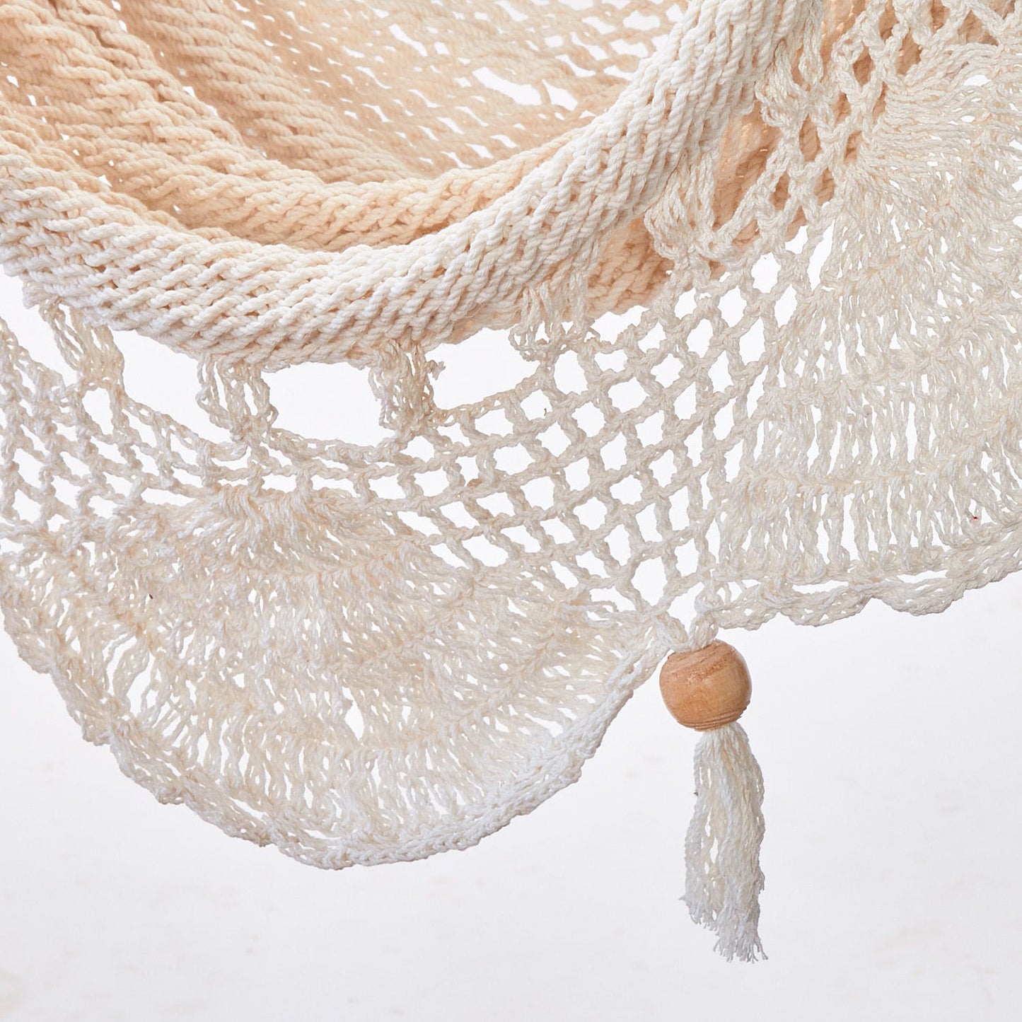 Hammock chair cttn/wd 39W crm