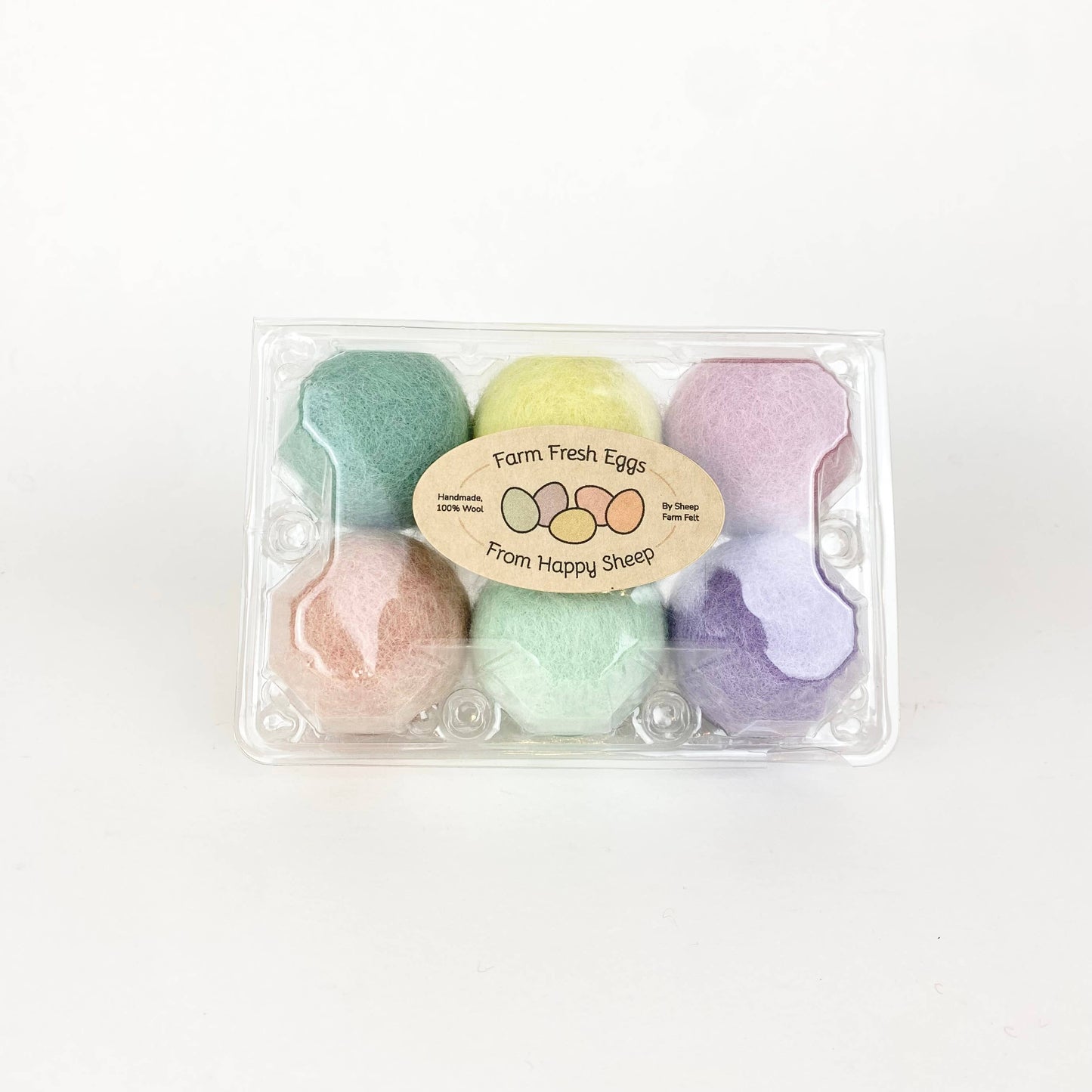 Felted Farm Fresh Eggs
