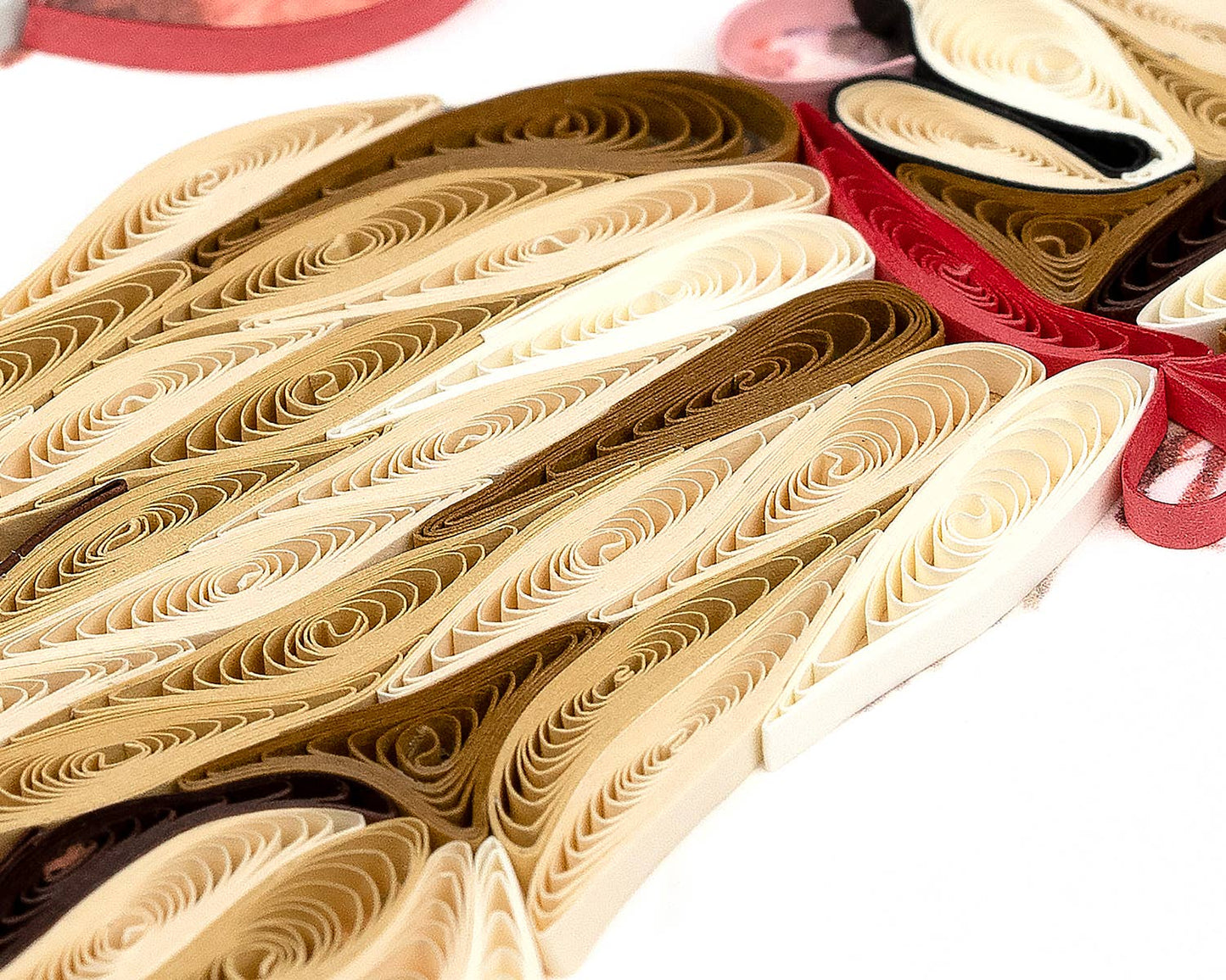 Quilled Greeting Card, "Birthday Dog"