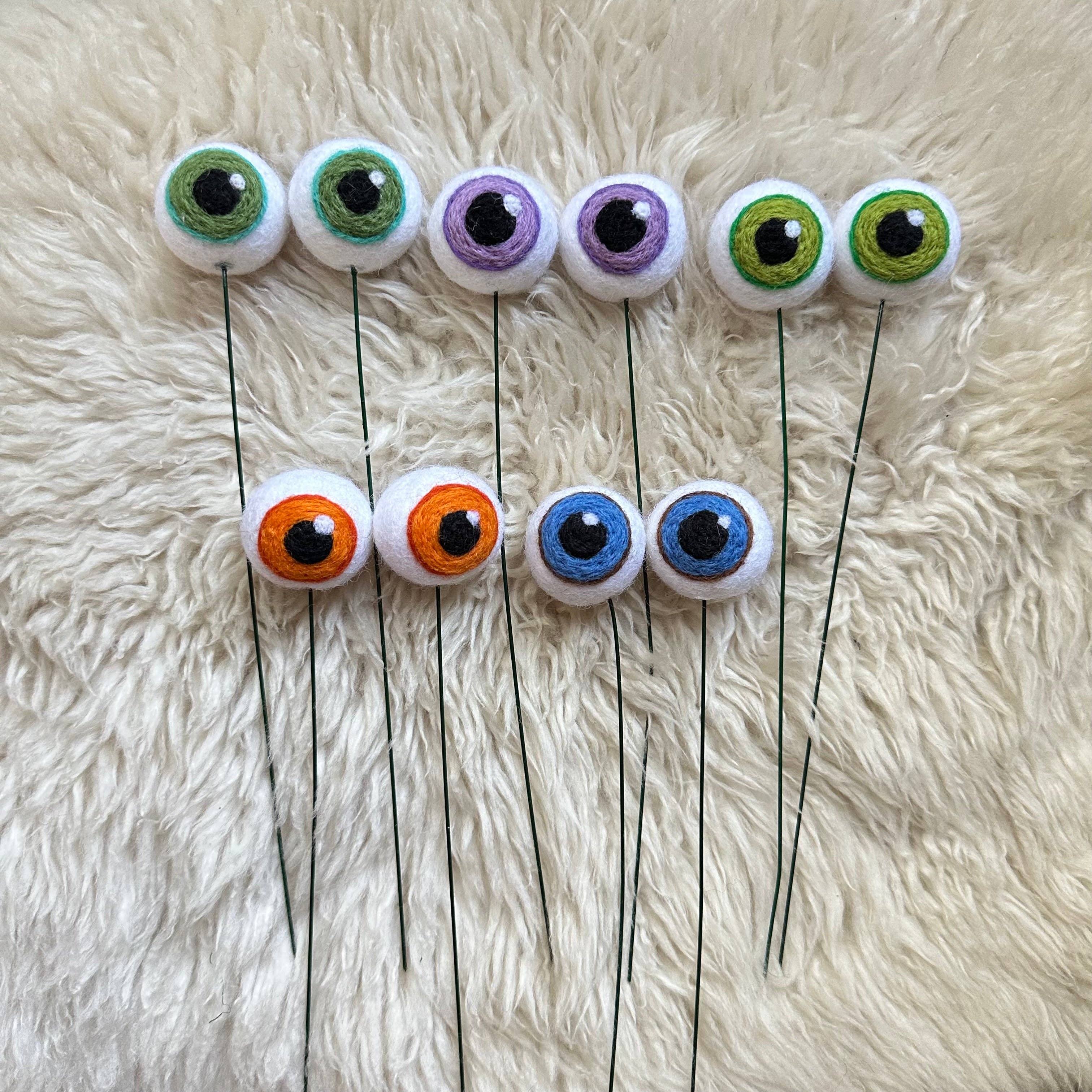 Felted Plant Eyeballs