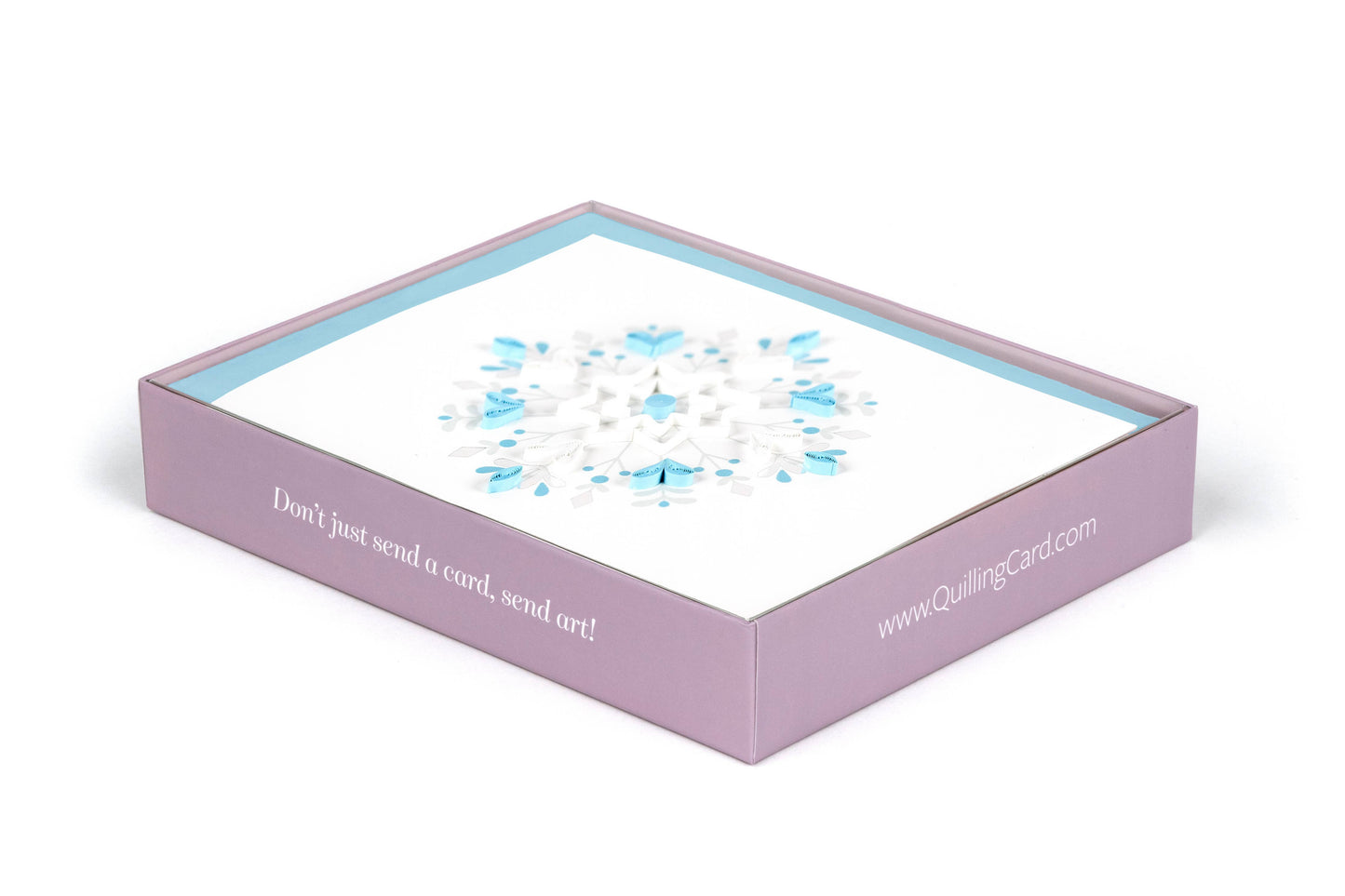 Quilled Note Card Box Set - Snowflakes